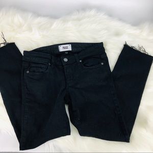 Paige black skyline skinny jeans